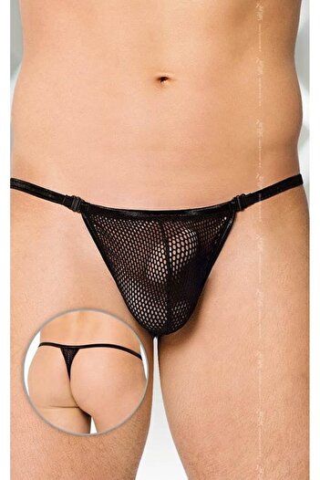 Softline Men's Thong Underwear, Softline, Model 4434, Black