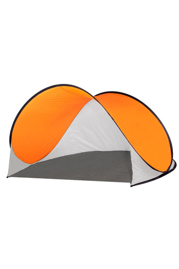 OEM Sersimo semi-open beach and picnic tent, UV protection, 200x120x110cm, orange gray