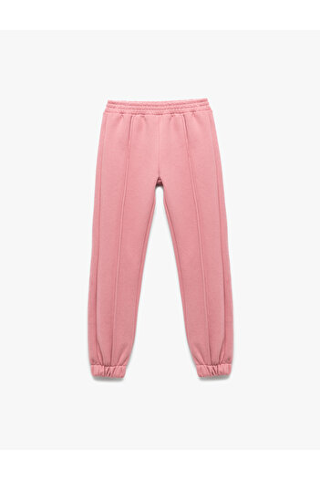Koton Basic Jogger Sweat παντελόνι με ελαστική μέση και ράβδο