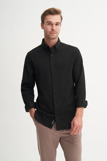 Cazador Regular Fit Viscose Blended Premium Shirt-23145