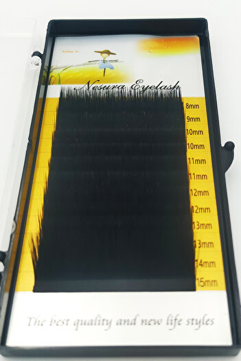 NESURA EYELASH İPEK KİRPİK 0.07 L KIVRIM MİX KUTU 8-15MM - EASYFUN ÇEK BIRAK İPEK KİRPİK