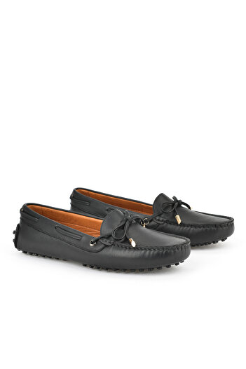 Ziya , Women's Genuine Leather Shoes 1511030Z361 Black