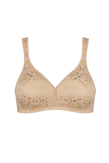 Triumph Sutien Elegant Cotton, fara armatura, Triumph, 80B EU, bej deschis