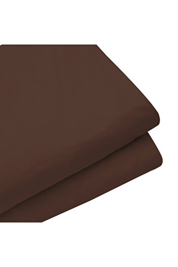 Altınbaşak Freesia Double Ranforce Fitted Sheet 160X200+35 cm Brown