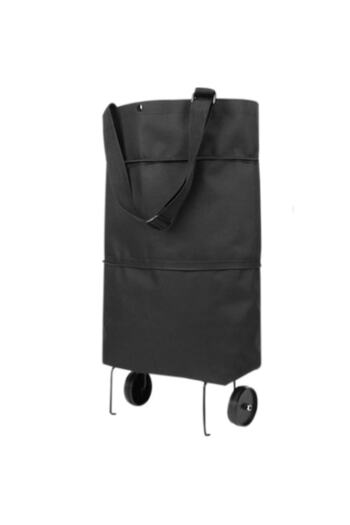 OEM Folding 2-in-1 Shopping Cart, Black
