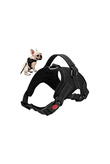 Purlov Dog harness, size S, adjustable, buckles, reflective elements, polyester/cotton