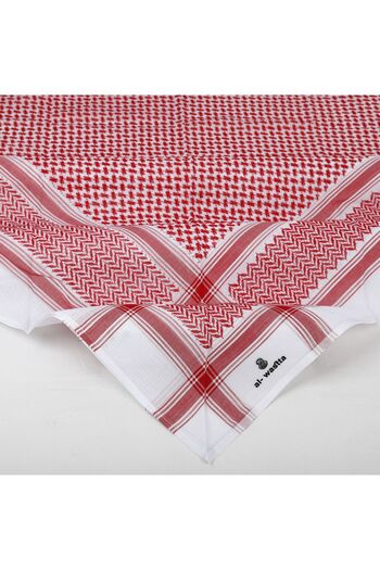 alwastta Red Middle Shemagh R617