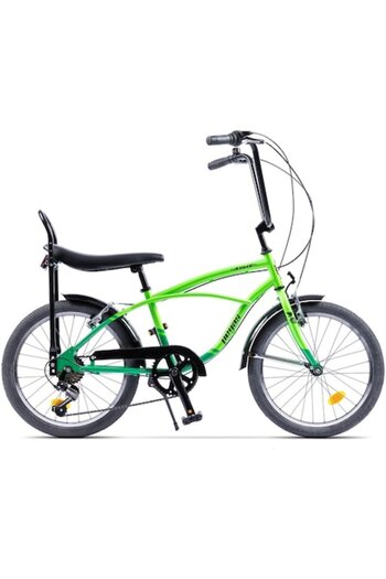 Pegas Bicicleta Strada Mini 7S, 20 inch, verde