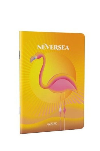 Herlitz Caiet A4 Dreams of Neversea, 80 de coli, grilă liniată, culoare multicoloră, material hârtie
