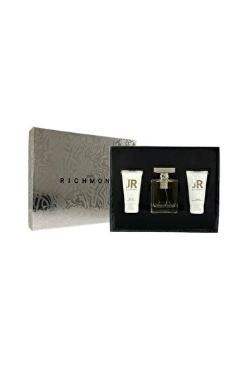 John Richmond Gift Set – Eau de Parfum 100ml + Body Lotion 50ml + Black Metal Shower Gel 50ml Women