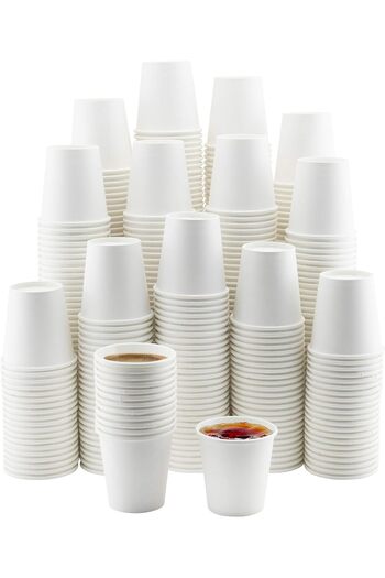 Ideal Pack 4 oz Paper Cups – 1000 Pcs | Disposable Cups for Parties, Events, Drinks, and Sampling