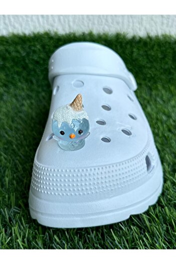 Crocs Karanlıkta Parlayan Penguen Terlik Süsü/Üç Boyutlu Penguenli Terlik Charmı/Hayvan Figür Jibbtiz