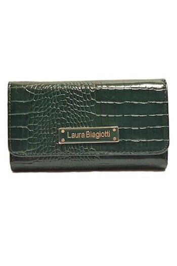 Laura Biagiotti Women's Wallet Laura Biagiotti -leather Premium, Green