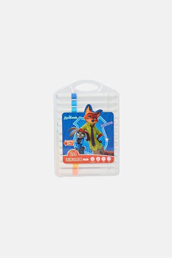 Disney x Zootopia 24 Pieces Color Acrylic Marker Pen Set, White