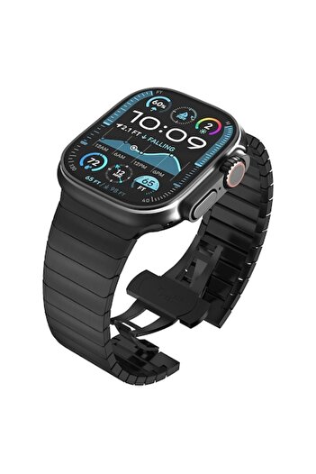 Danex Compatible Strap for Apple Watch 1/2/3/4/5/6/7/8/9/10/SE/SE2/Ultra/Ultra2 42/44/45/46/49mm, L18, Ste