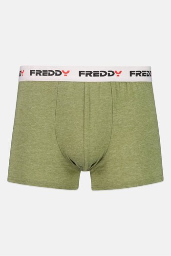 FREDDY Men Brand Logo Trunks, Olive