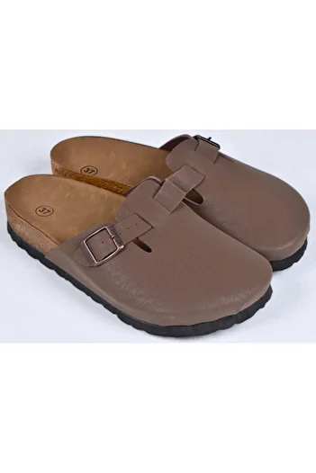 DAD WOLF Cork Sole Brown Boston Birkens Casual Sabo 59463 Casual Slippers
