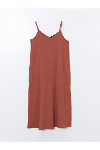 LC Waikiki V-neck Muslin Dress