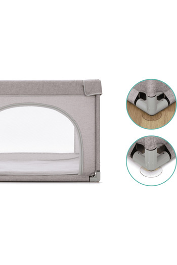 Fillikid Mia Grey Melange Baby Playpen 95 x 95 cm