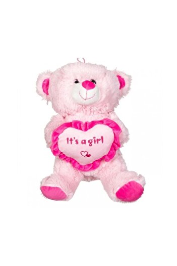 OEM Plush Bear, Pink, 30 Cm