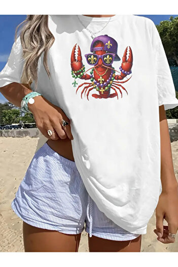 Jose Clothing Premium Oversize κοντομάνικο μπλουζάκι με στάμπα