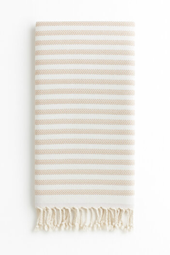 KAYABEY HOME 90X180 cm Stripe Patterned Peshtemal – 100% Cotton, Quick Dry, Lightweight and Stylish