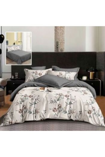 Ralex Double Bed Linen Cotton Finet 6 Pieces 220 x 240 cm, Quilt 200 x 220 cm, 2 Pillowcases 50 x 70 and 7