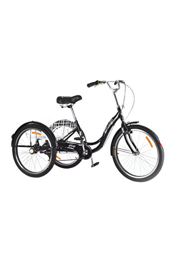 rexa Tricycle Cruise Bike with 24-Inch Wheels and Large Rear Basket