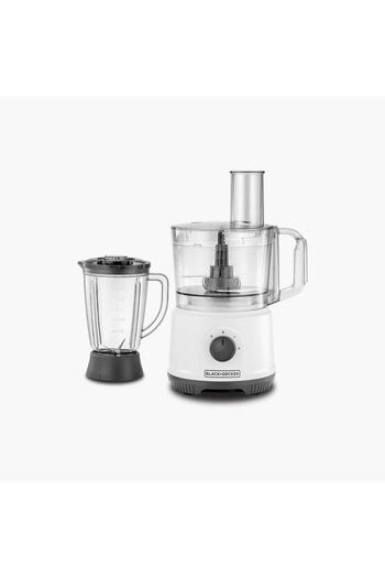 Black&Decker BLACK+DECKER 800W Multifunction 5-in-1 Food Processor, White - FX822-B5