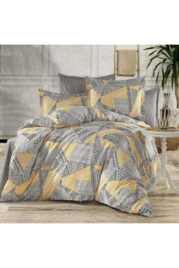 Ralex Double Bed Linen Cotton Ranforce 4 Pieces: Bed sheet 240x260 cm, Duvet Cover 200x230 cm, 2 Pillowcas