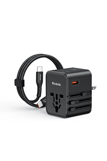 Mcdodo CP-3260 25W Evrensel Seyahat Adaptör Type-C To Type-C kablo dahili