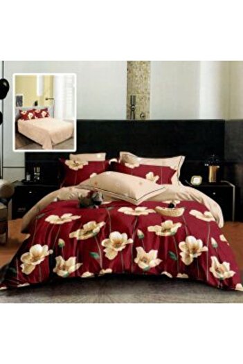 Ralex Economic Package Double Bed Linen Finet 6 pieces + 2 Quilted Pillows 50 x 70 cm + Quilt 200 x 215 cm