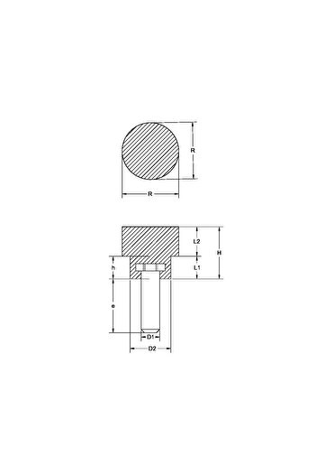 Sedef Plastic Knurled Button Bolt No:1 M4X10-Min 20Pcs Send