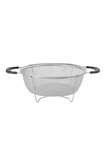 Berghoff Round colander, 25.5 cm, Steel, Silver