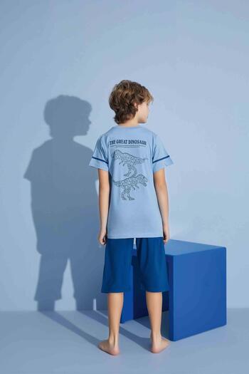 RAPAPA Boy's Combed Cotton Shorts Suit 3943m