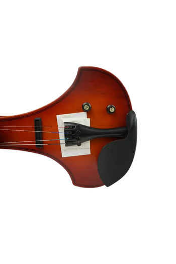 MegArya Electric Violin 4/4 Full Size Silent Violin Set - Color: Mahogany
