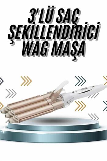 ZERO LAND Hn-Shop Wag Maşa Professional Hair Styler with Ionic Technology and Heat Gradation