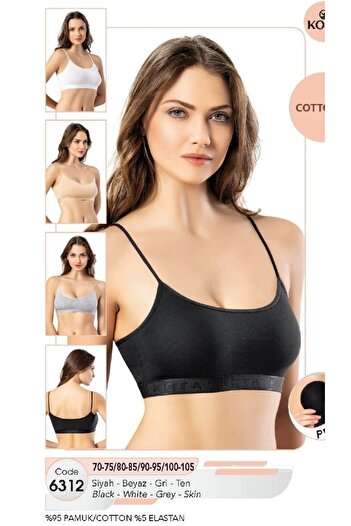 KOTA Women's Black Rope Strap Pad Bustier