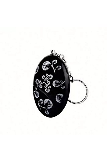 JustZEN Personal keychain alarm Safe, 120 dB, for children, women or elderly, black