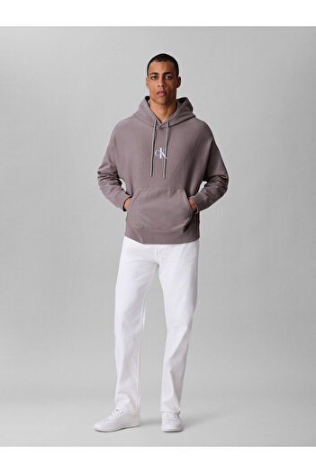 Calvin Klein Erkek Gri Sweatshirt