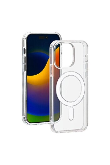 Force Hybrid MagSafe Case for iPhone 15 Pro Transparent COVMAGIP15P