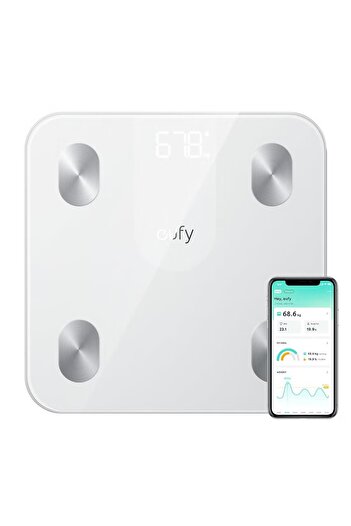 eufy الميزان الذكي A1 - ميزان رقمي لقياس دهون الجسم والحمام بتقنية البلوتوث