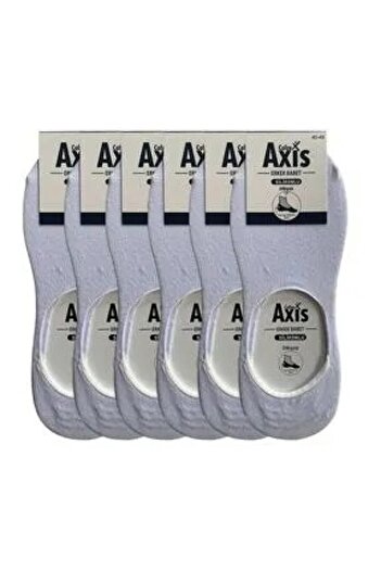 urzsmell Pack of 6 Men's Cotton Silicone White Ballet Socks 85% Cotton 12% Polyamid 3% Elestan
