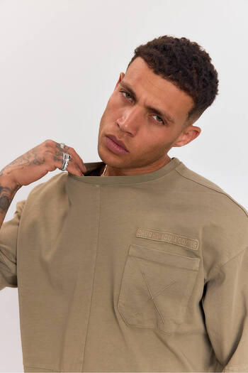 Weyeze Comfortable Fit T-Shirt with Pocket Detail 39151Wyz