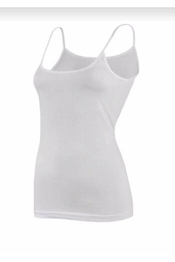 YILDIZ 2245 Women's Modal Super Thin Rope Strap Tank Top 10 Pieces