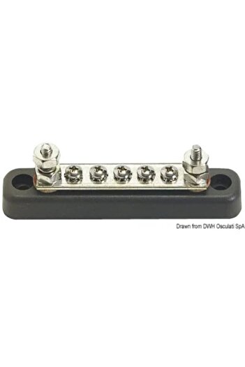 OSCULATI Bara colectoare Placa de Borne, 6x6 mm, 230x32 mm, 150A
