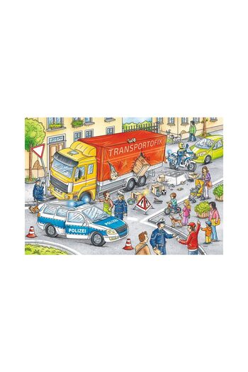 RAVENSBURGER Puzzle - Heroes in action, 2x24 piese