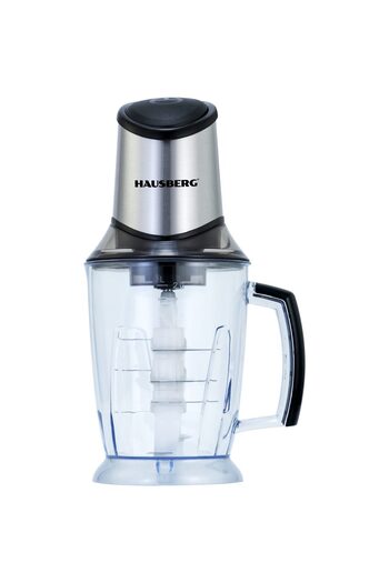 Hausberg Electric chopper HB-4508IN, 500-700W, 1 speed, 2 liters, plastic bowl, 8 knives