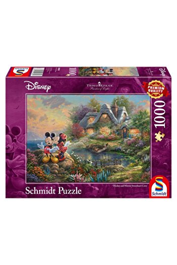 Schmidt Puzzle - Thomas Kinkade: Sweethearts Mickey&Minnie, 1000 pieces