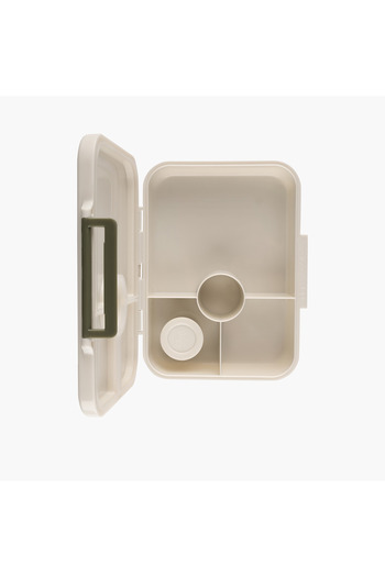 Citron Unicorn Print Sectioned Lunch Box with Clip Lock Lid6 -Month Warranty